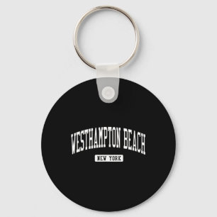 Westhampton Beach New York Ny Vintage Athletic Spo Key Ring