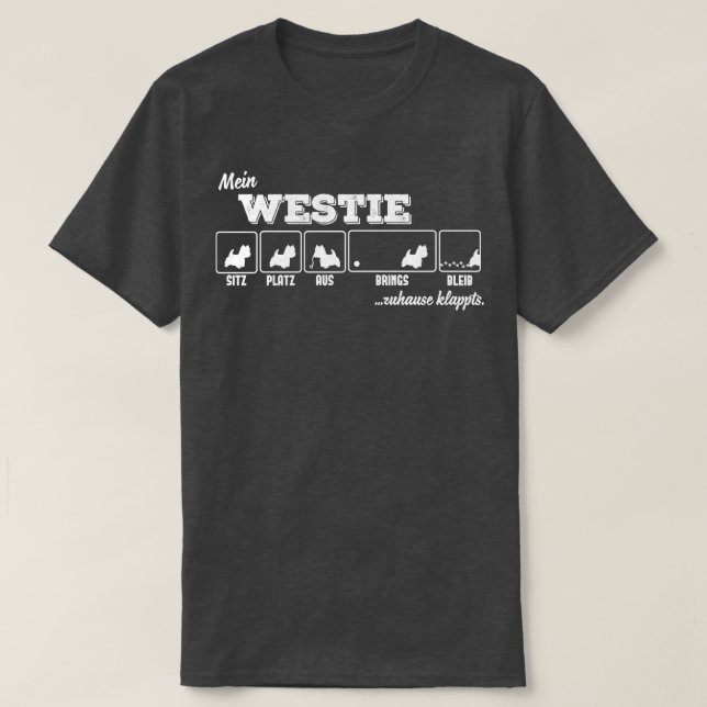 Westie 2 T-Shirt (Design Front)