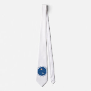 Westie and Full Moon Tie