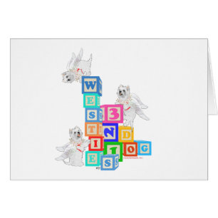 Westie Angel Blocks