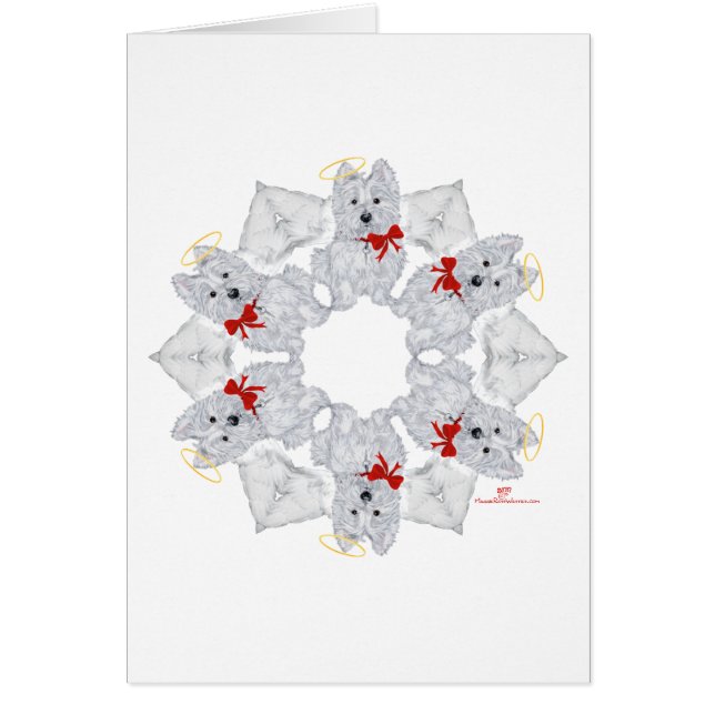 Westie Angel Snowflake (Front)