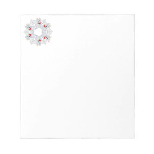 Westie Angel Snowflake Notepad