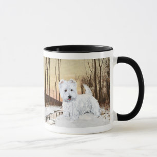 Westie at Twilight Mug