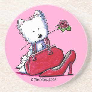 Westie Bits O' Heaven Coaster