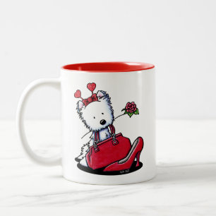 Westie Bits O' Heaven Two-Tone Coffee Mug