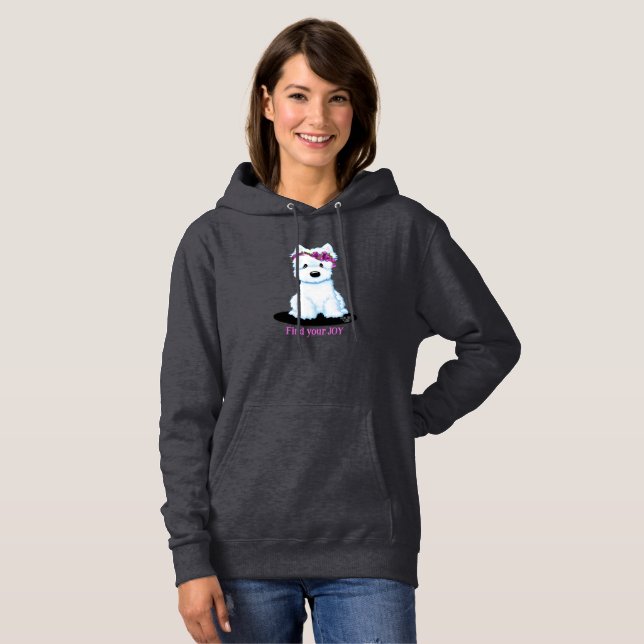Westie Blossom Hoodie (Front Full)