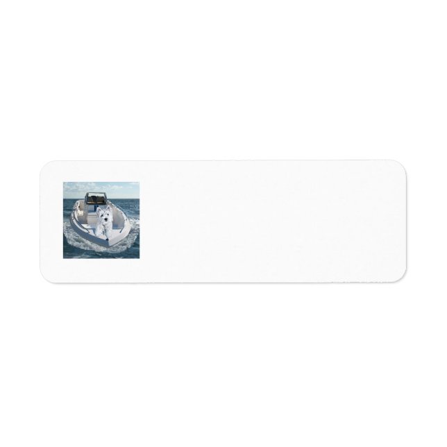 Westie Boats Return Address Label (Front)