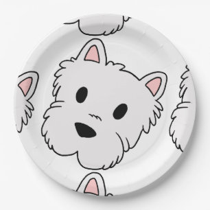 westie cartoon head.png paper plate