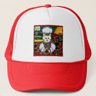 Westie Chef Trucker Hat