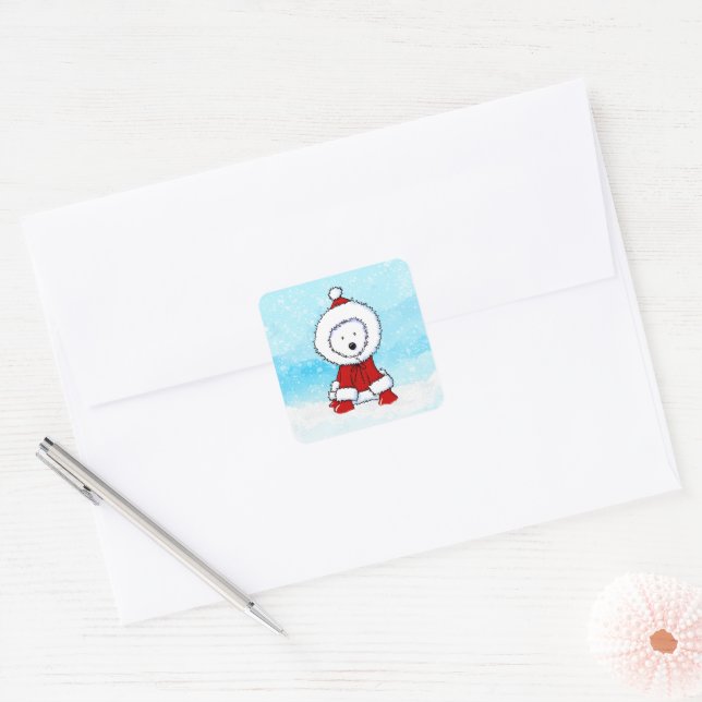 Westie Christmas Stickers (Envelope)