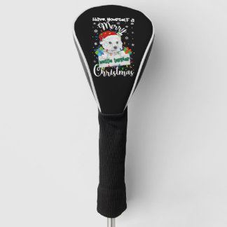 Westie Christmas West Highland White Terrier Xmas Golf Head Cover