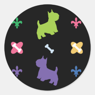 Westie Classic Round Sticker