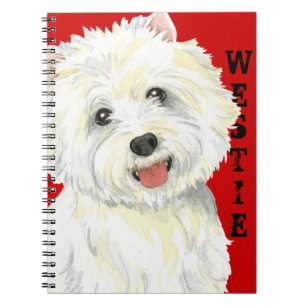 Westie Colour Block Notebook