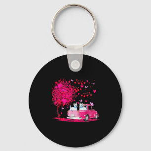 Westie Couple Truck Happy Valentines Day Gifts  Key Ring