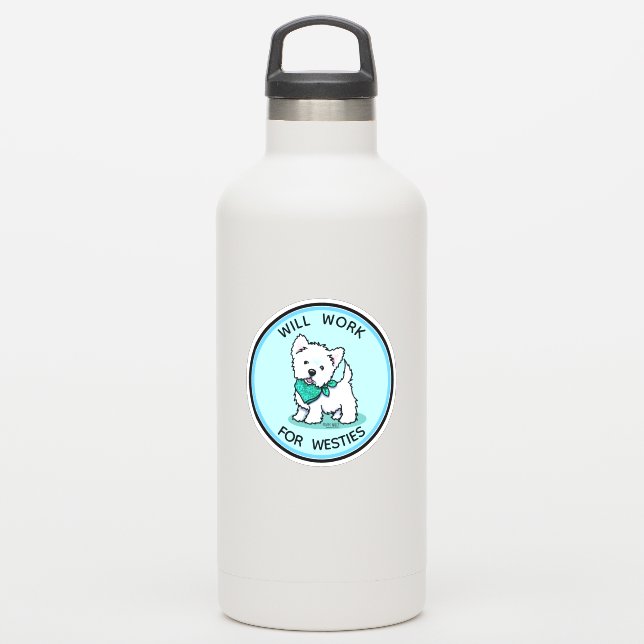 Westie Cutie Sticker (Waterbottle)
