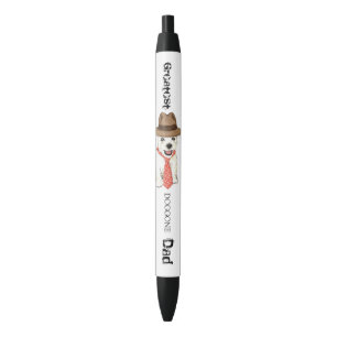 Westie Dad Black Ink Pen