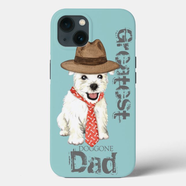 Westie Dad Case-Mate iPhone Case (Back)