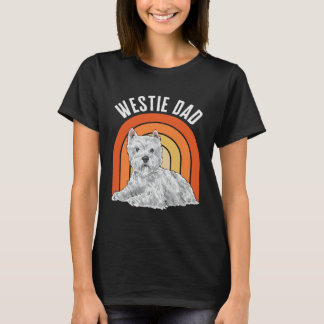 Westie Dad Dog Dad West Highland White Terrier T-Shirt
