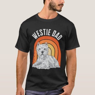 Westie Dad Dog Dad West Highland White Terrier T-Shirt