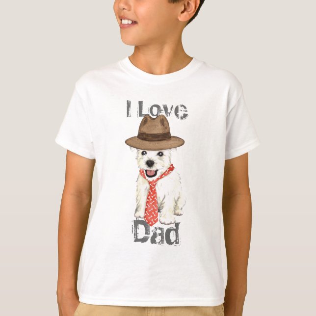 Westie Dad T-Shirt (Front)