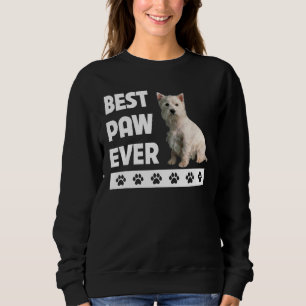 Westie Dad West Highland White Terrier Fathers Day Sweatshirt