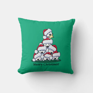 Westie Dog Christmas Tree Cushion