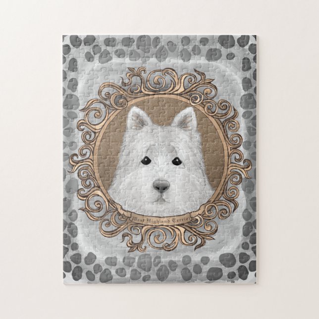 Westie Dog  jigsaw puzzle (Vertical)