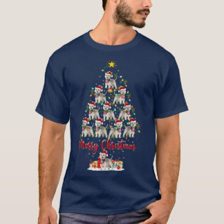 Westie Dog Lover Xmas Matching Santa Westie Christ T-Shirt
