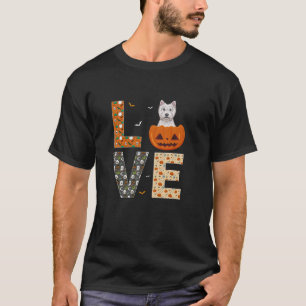 Westie Dog Lovers Boys Girls Kids Funny Halloween T-Shirt