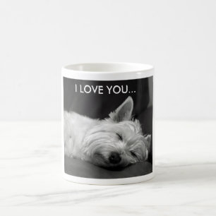 Westie Dog Mug - I LOVE YOU...