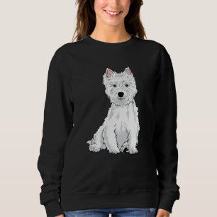 Westie Dog West Highland White Terrier Gift Sweatshirt