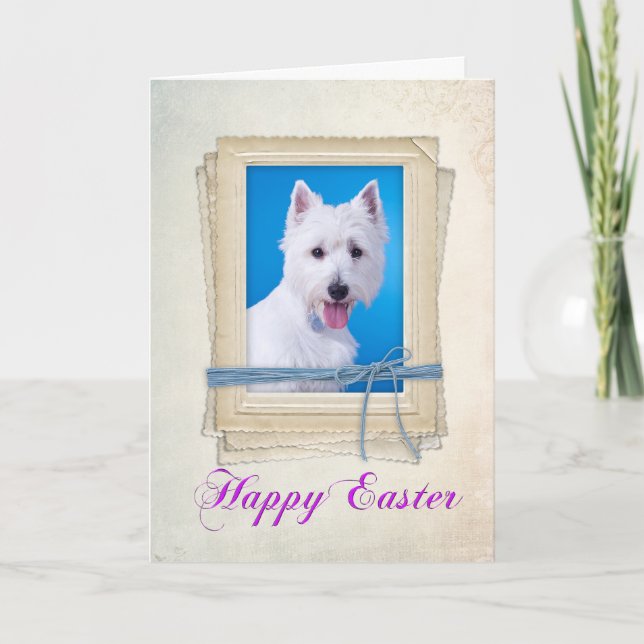Westie Easter Card (Front)