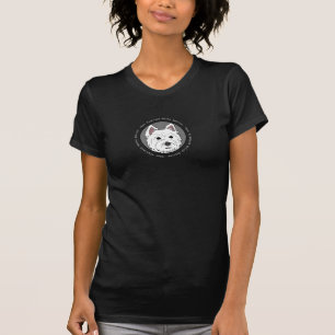 Westie Face Women's Dark Tee