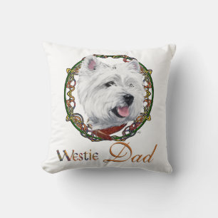 Westie Father's Day Cushion
