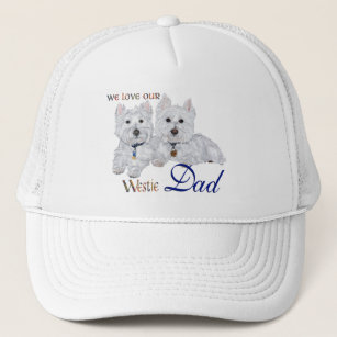 Westie Father's Day Trucker Hat