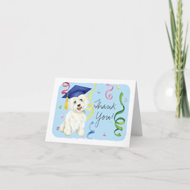 Westie Graduate Card (Front)