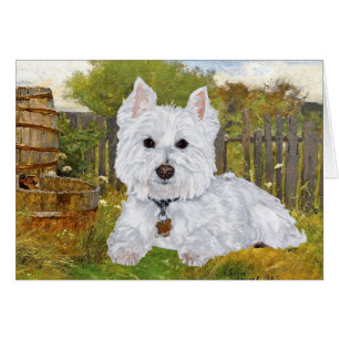 Westie Greeting Card