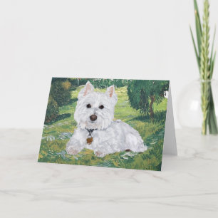 Westie Greeting Card