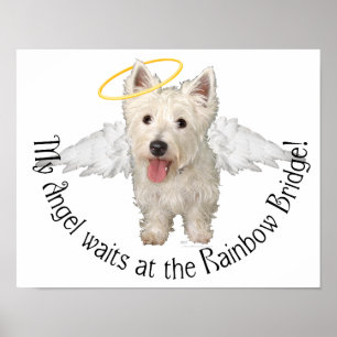 Westie Guardian Angels Poster