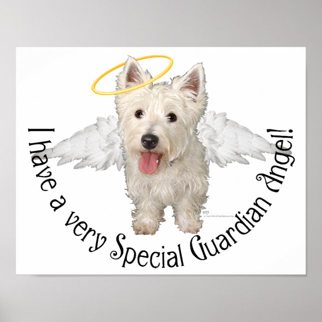 Westie Guardian Angels Poster (Front)