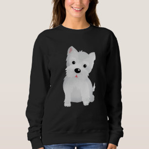 Westie Head Sweatshirt