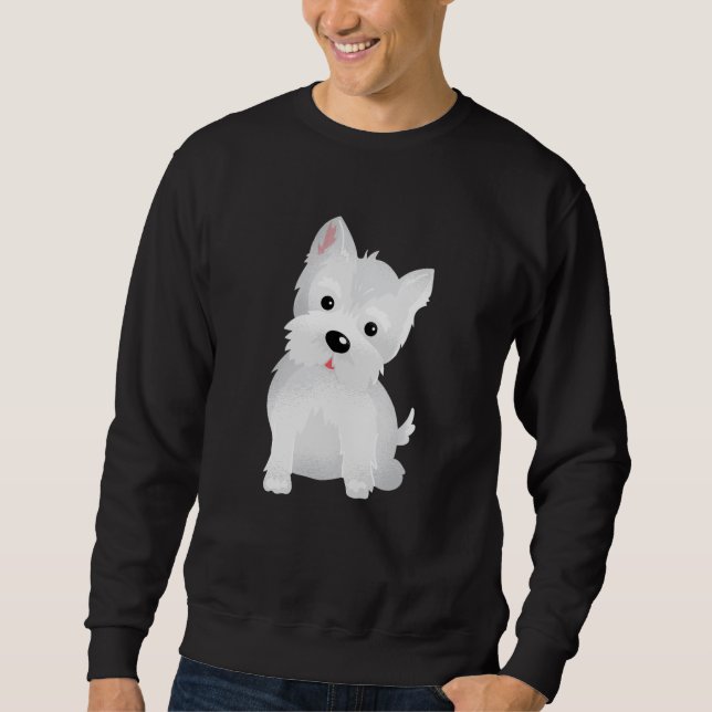 Westie Head Sweatshirt (Front)
