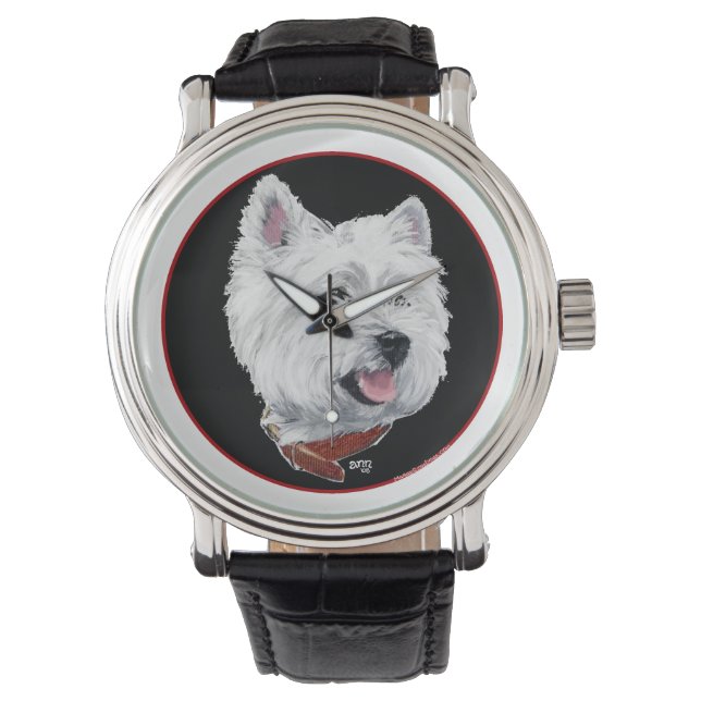 Westie Head Watch (Front)