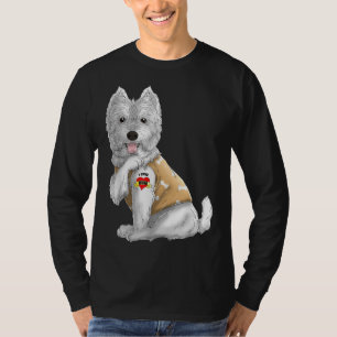 Westie I Love Mum Tattoo Dog Funny Mother's Day Gi T-Shirt