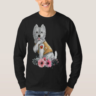 Westie I Love Mum Tattoo Dog Mother's Day 2 T-Shirt