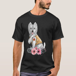 Westie I Love Mum Tattoo Dog Mother's Day T-Shirt