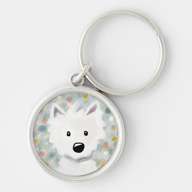Westie Impressions Key Chain (Front)