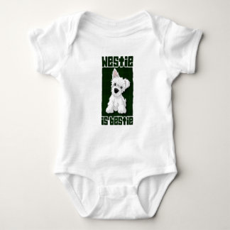 Westie is Bestie Baby Bodysuit