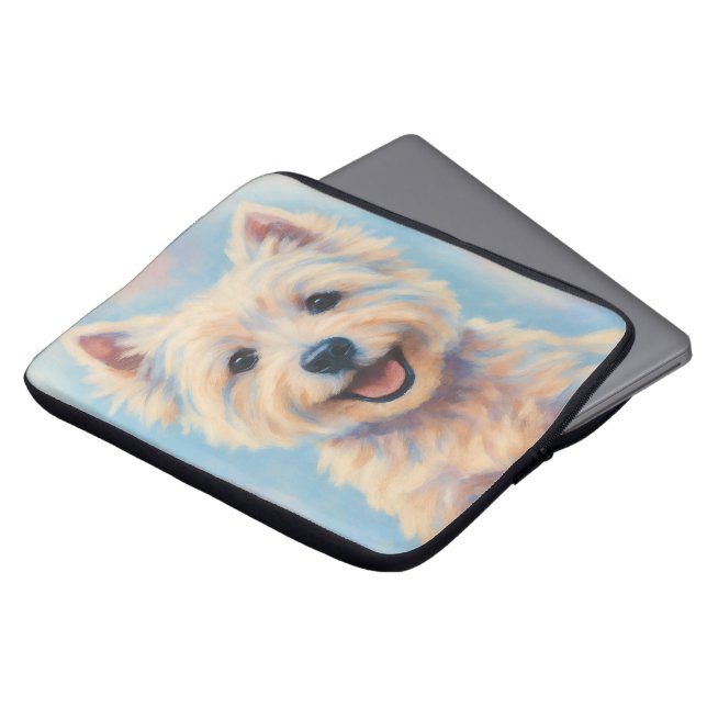 Westie Laptop Sleeve (Front Top)