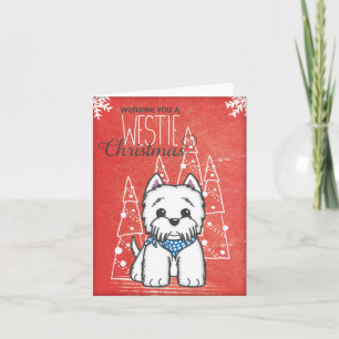 Westie lovers Christmas Card